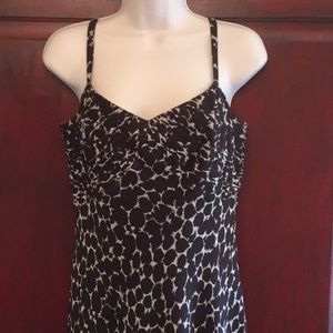 Ann Taylor Size 4 Brown Pleated Dress